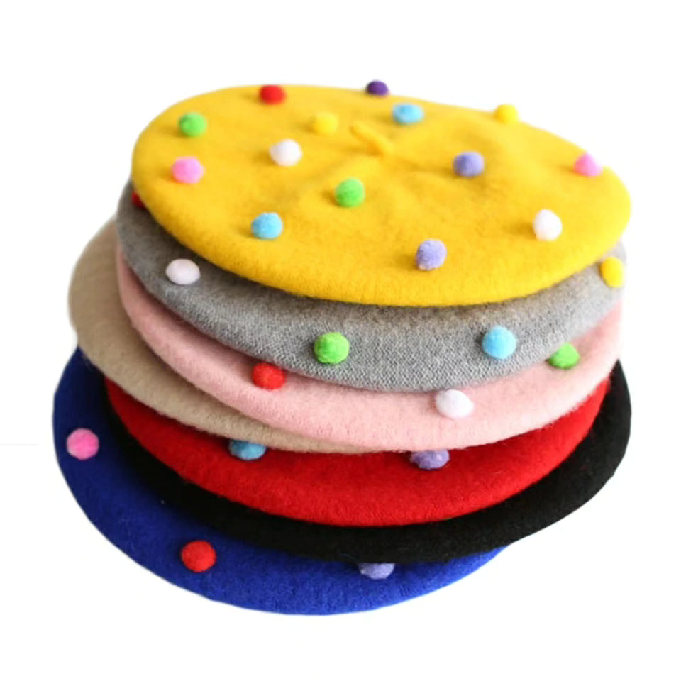 Colourful Kids/Women Berets