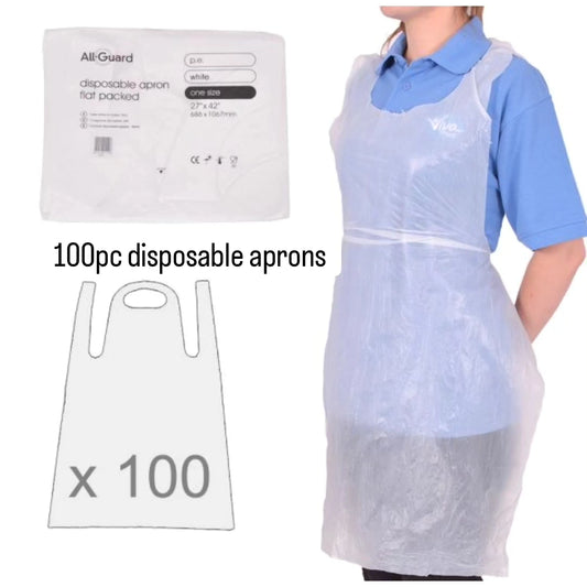 100pc disposable aprons