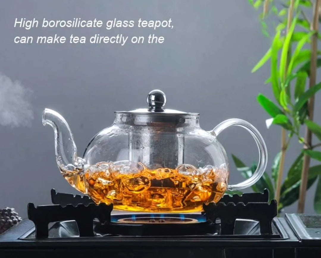 Glass tea pot