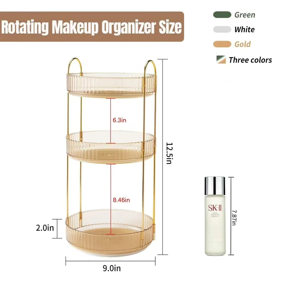 360 Rotating Organizer Multipurpose Storage Holder Rack