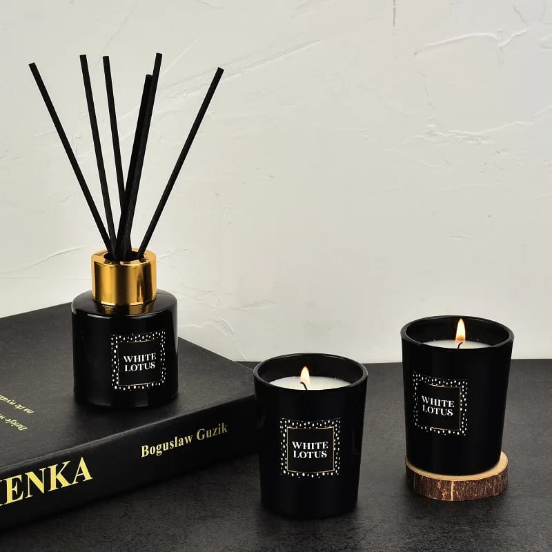 50ml Reed Diffuser+2pc Scented Candles