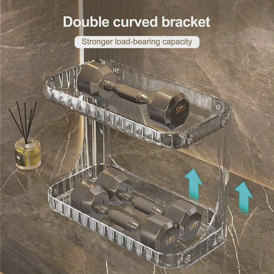 Double Layer Vanity Stand