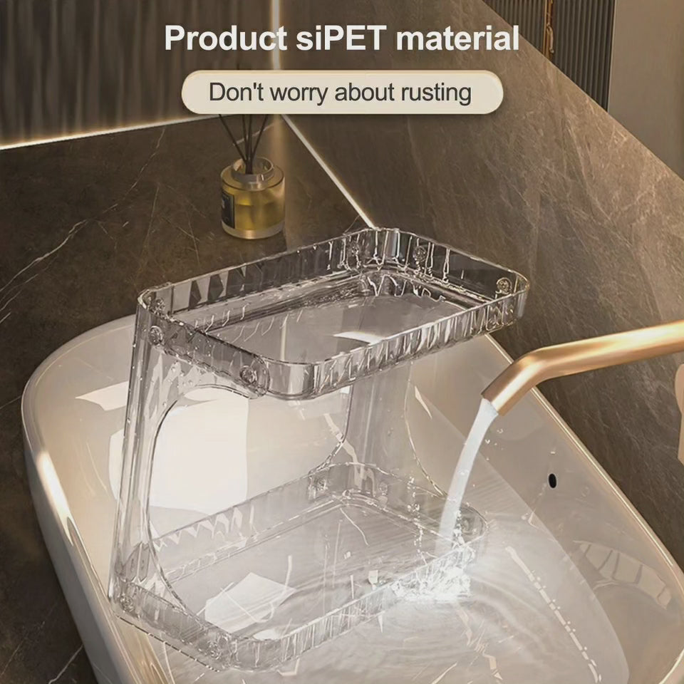 Double Layer Vanity Stand