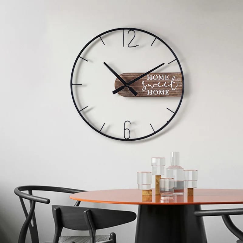 Vintage wall clock -50cm