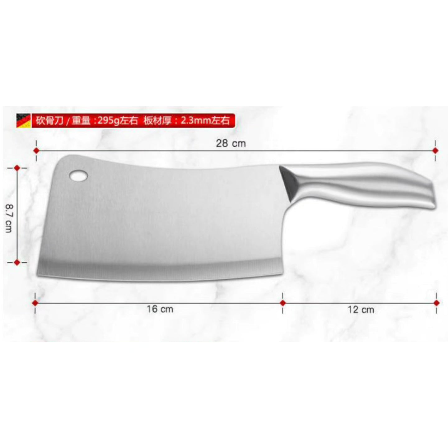 Stainless Kitchen Butcher Knife