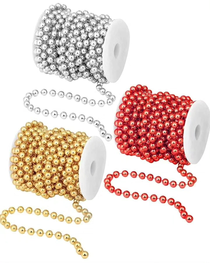 10 Meter Christmas Tree Decorative Beads Garland