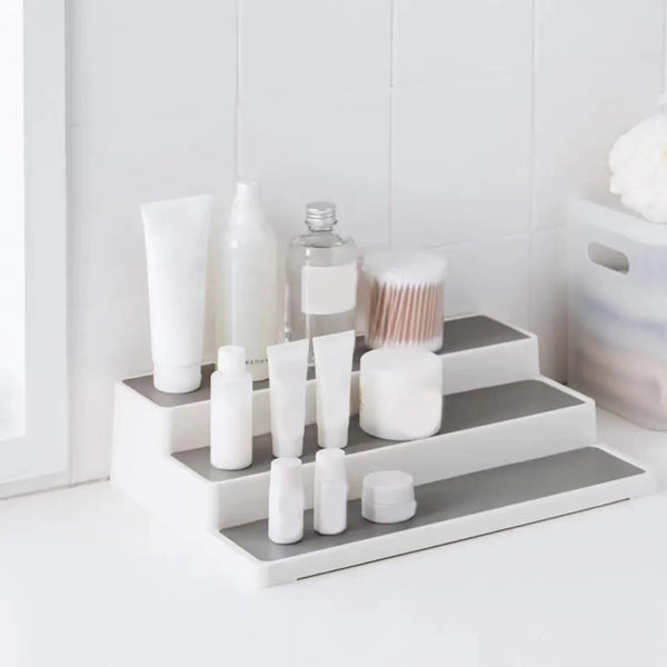 3-Tier Stepped Nonslip Perfume and Spice Rack Organizer