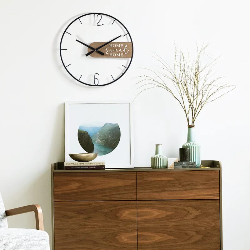 Vintage wall clock -50cm