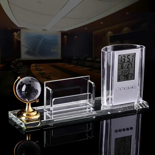 Crystal Glass Fantastic Ballpoint Pen Holder