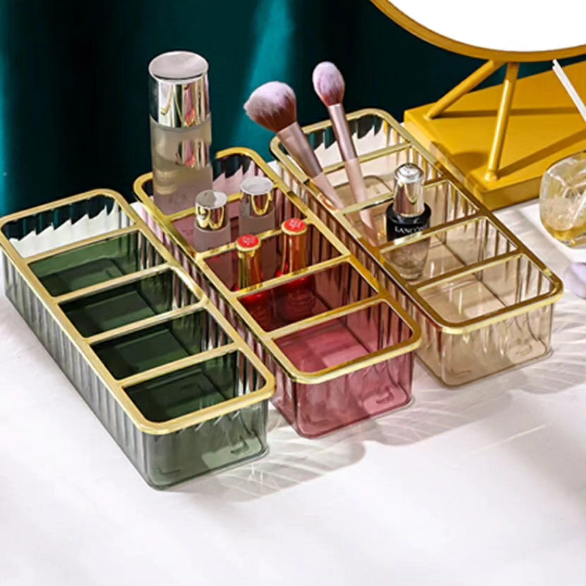 5 Grid Layered Cosmetic Organizer