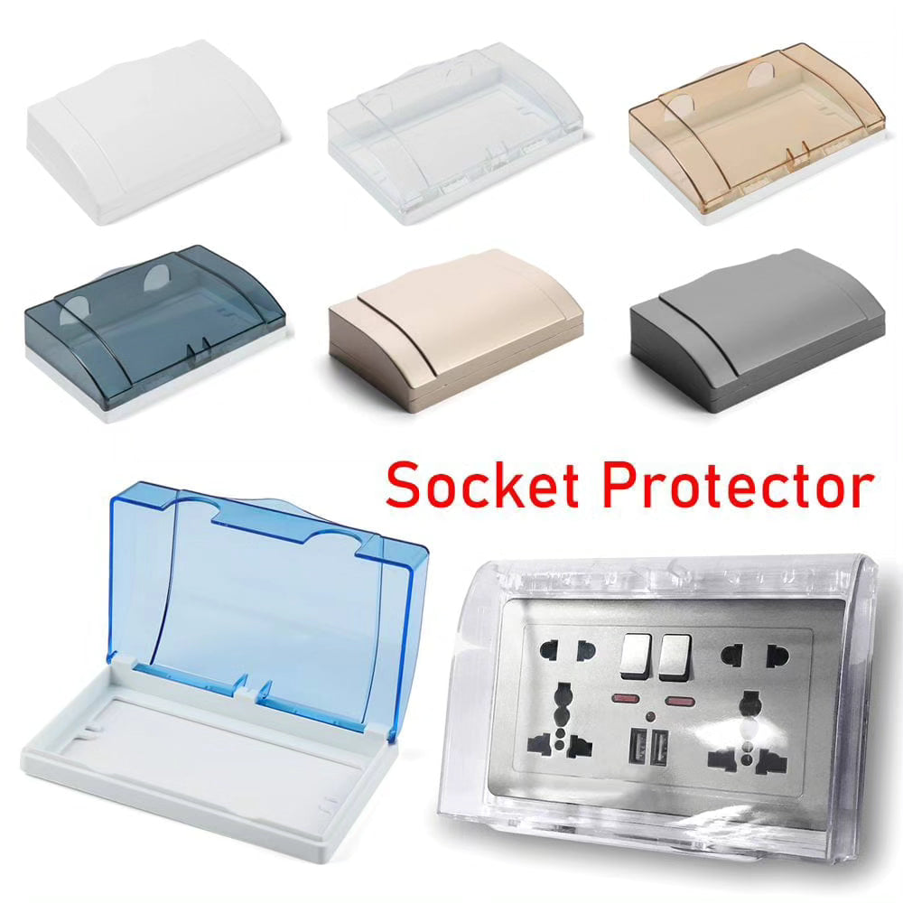 Double Socket Protector Electric Plug Cover