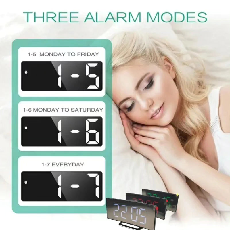 Digital Alarm Clock/LED Bedside Clock