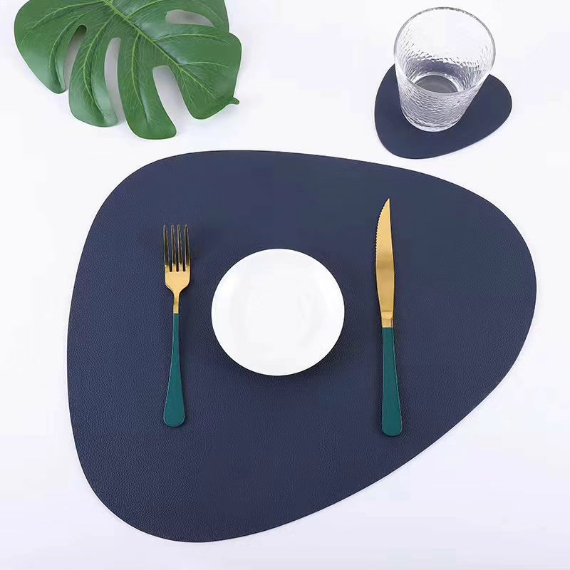 12pcs Leather table mats-2295/=