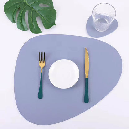 12pcs Leather table mats