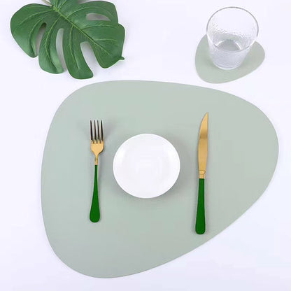 12pcs Leather table mats