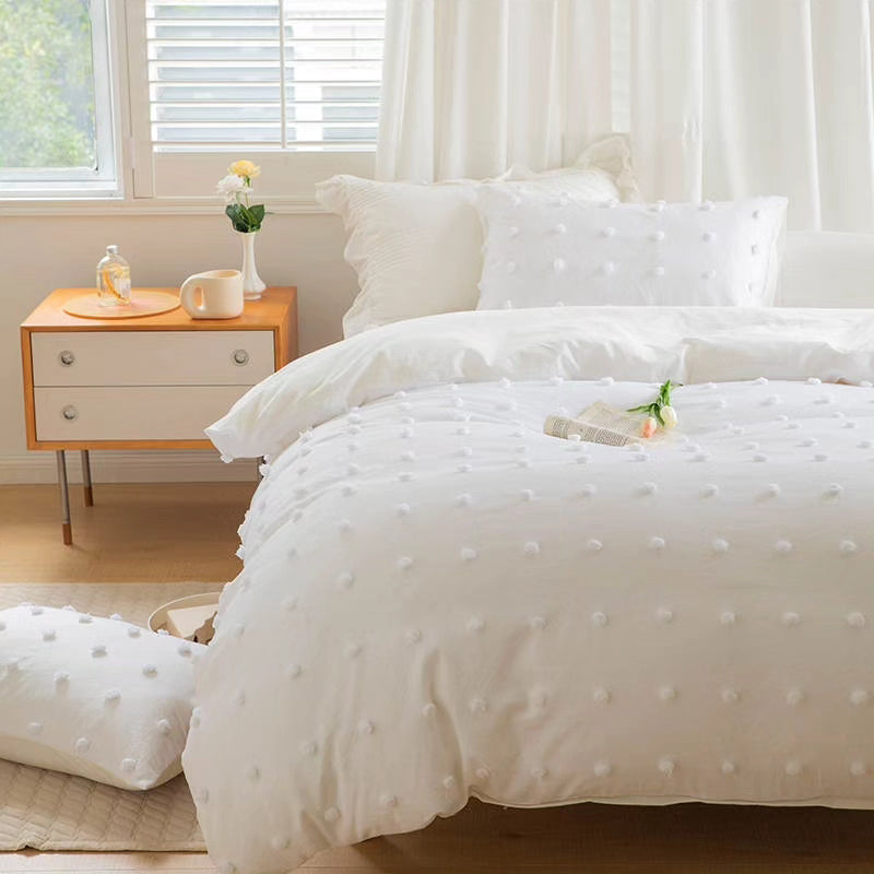 6*7 Tufted duvet cover with 2 cases