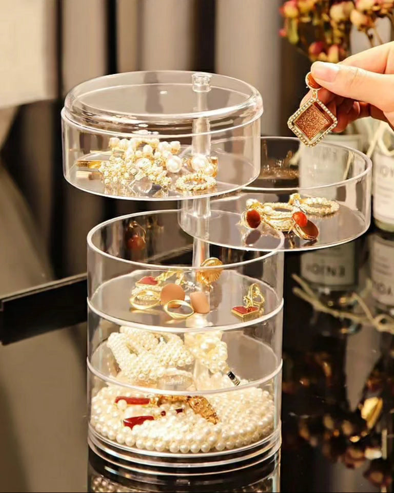 Acrylic Rotating Jewellery Holder