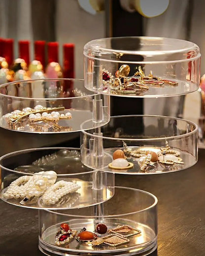 Acrylic Rotating Jewellery Holder
