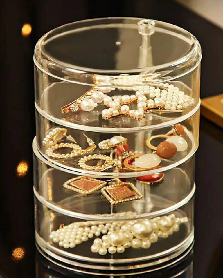 Acrylic Rotating Jewellery Holder