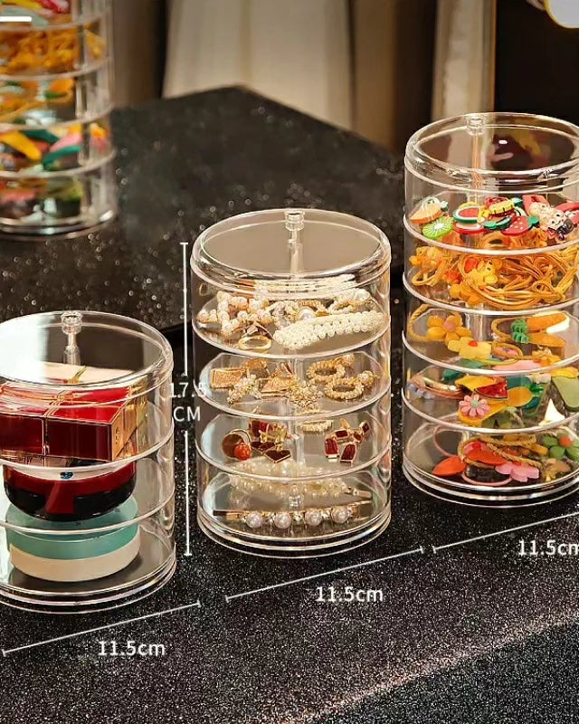 Acrylic Rotating Jewellery Holder