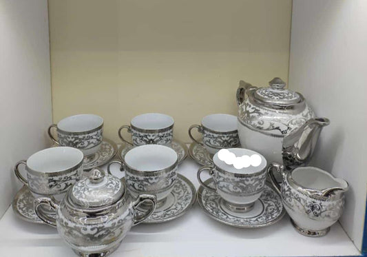 17pc tea set