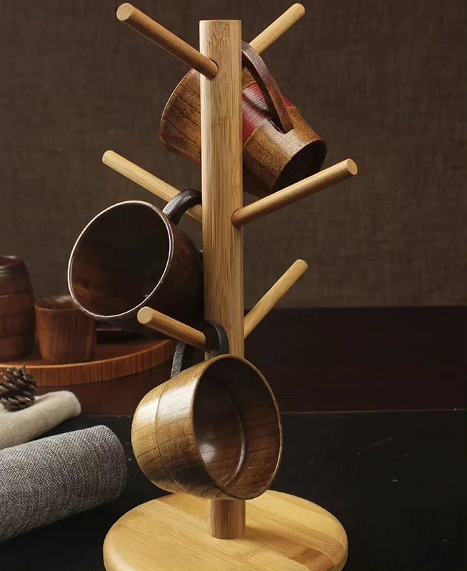 Bamboo mug stand