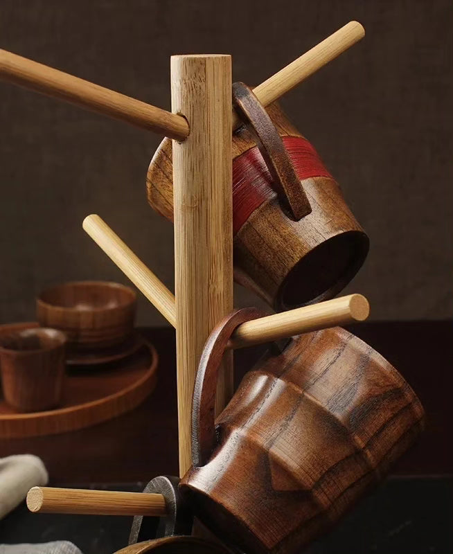 Bamboo mug stand