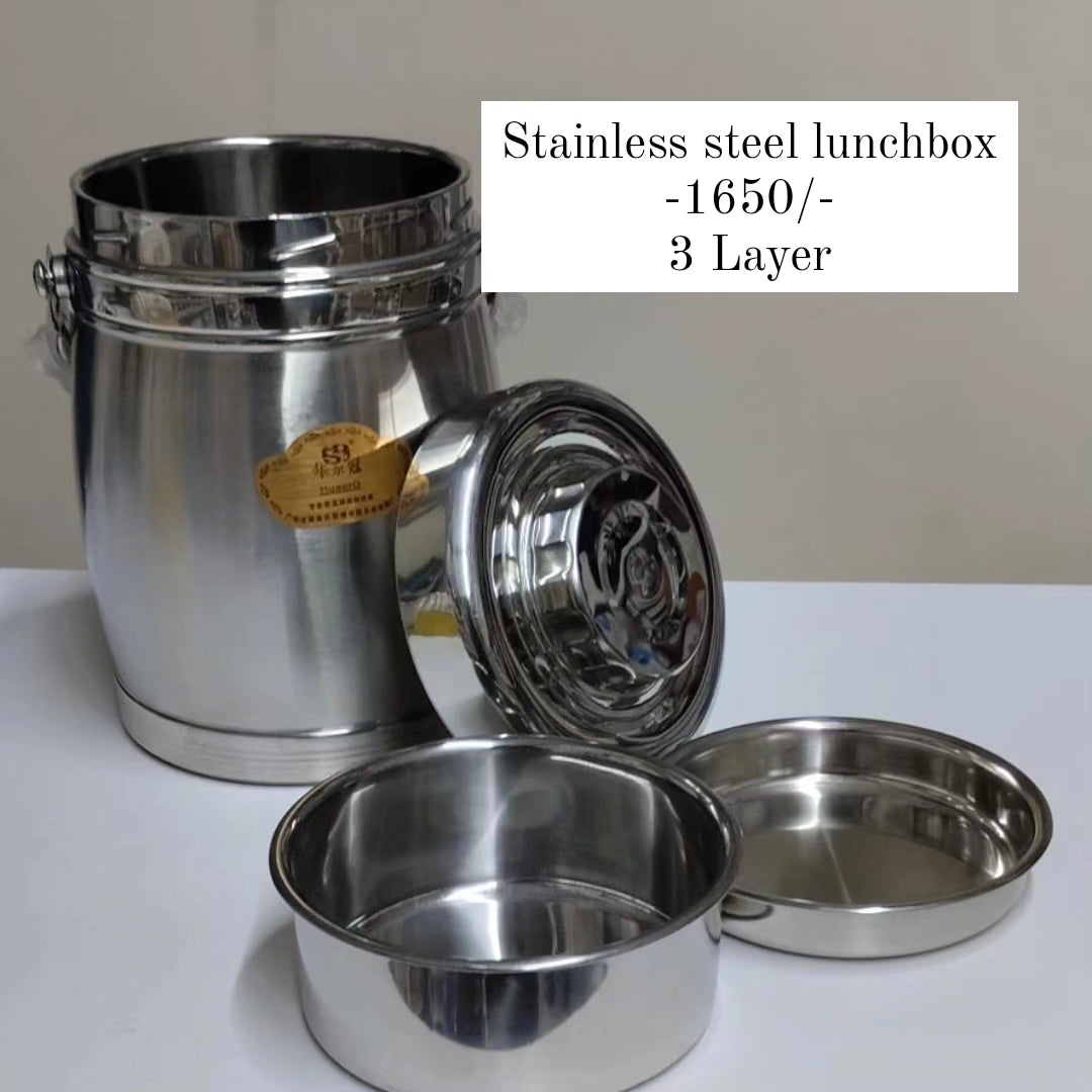 Assorted Stainless Steel Lunchbox