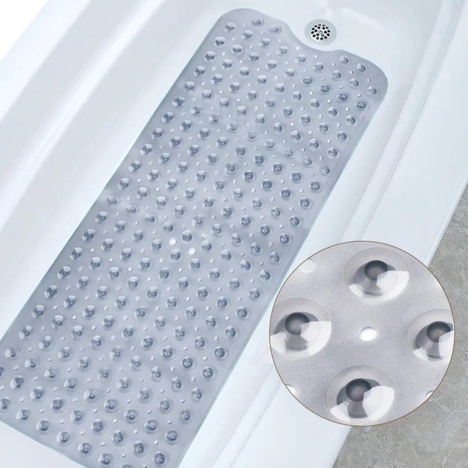 Extra long bathroom anti- slip mats blue