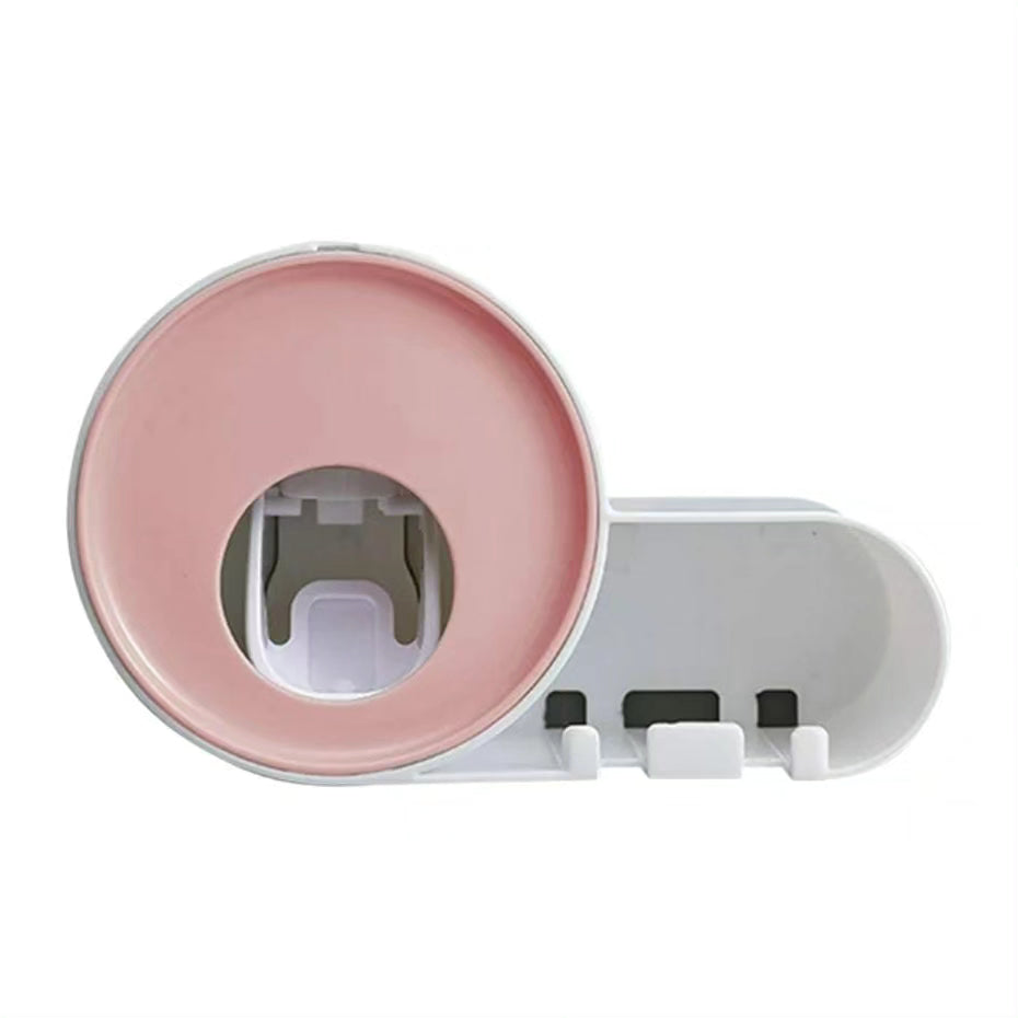 Classy Toothpaste Dispenser And Toothbrush Holder