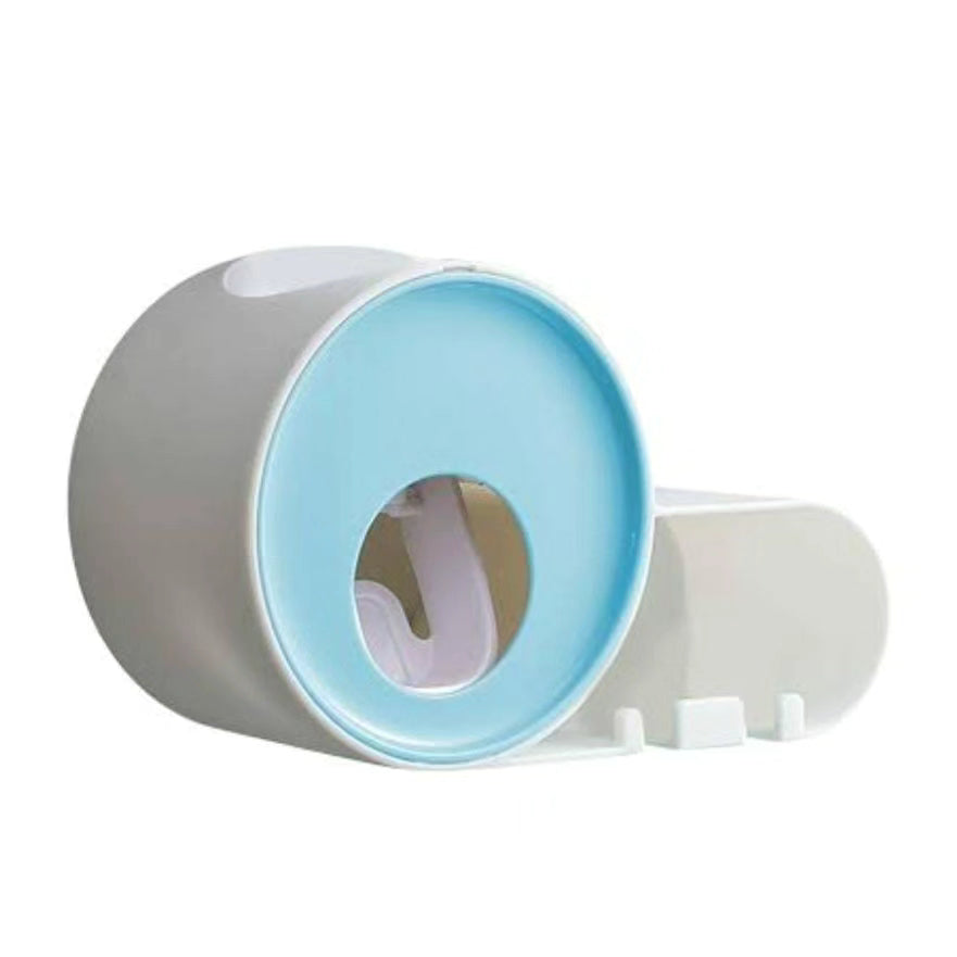 Classy Toothpaste Dispenser And Toothbrush Holder