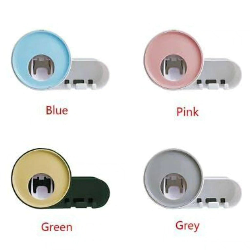 Classy Toothpaste Dispenser And Toothbrush Holder