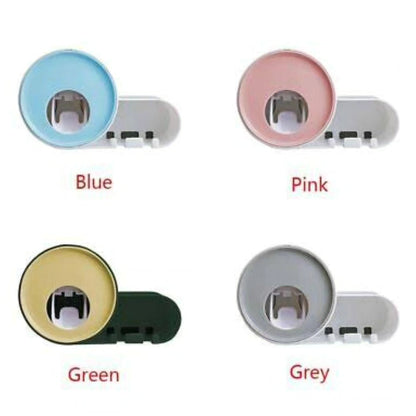 Classy Toothpaste Dispenser And Toothbrush Holder