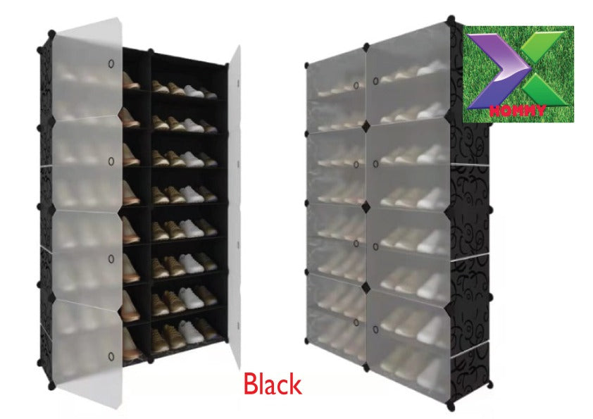 Shoe rack with cover