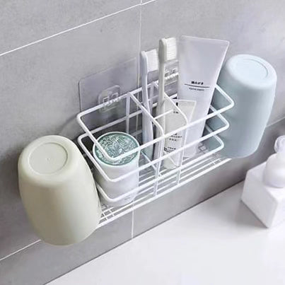 Double Stainless Steel Toothbrush Holder