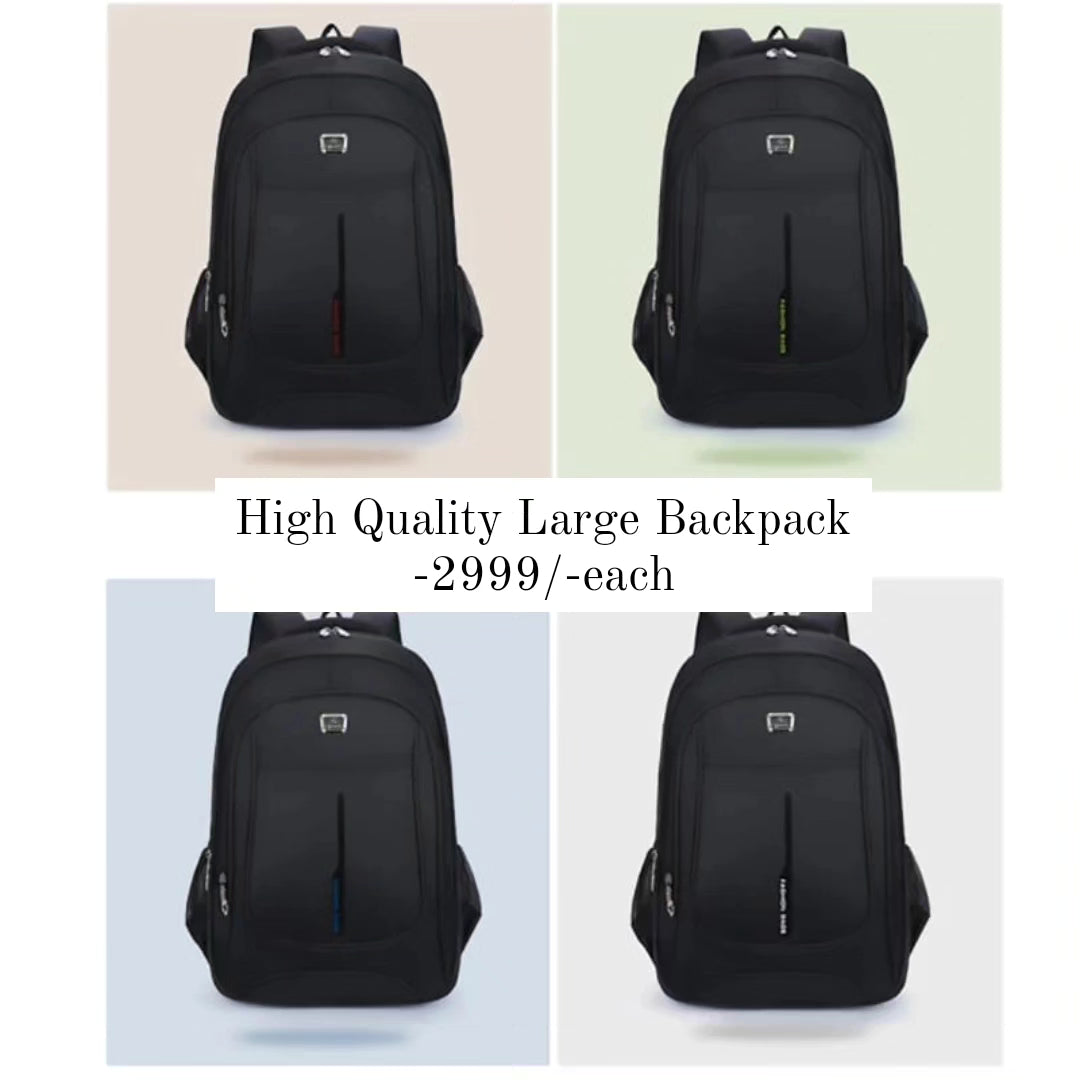 High Quality Assorted School Bags