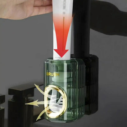 Automatic toothpaste dispenser