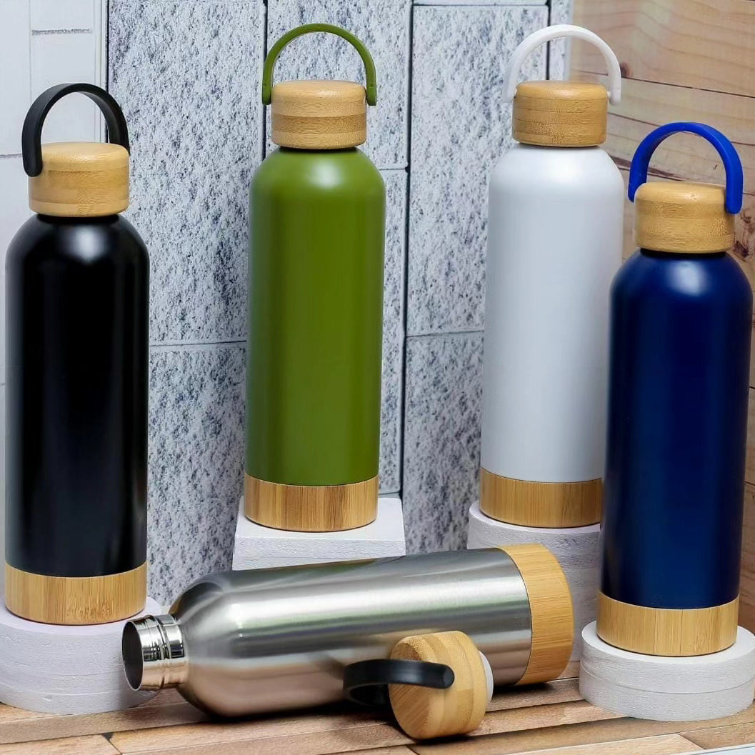 Wooden Thermal Cup Insulation Hot and Cool Flask