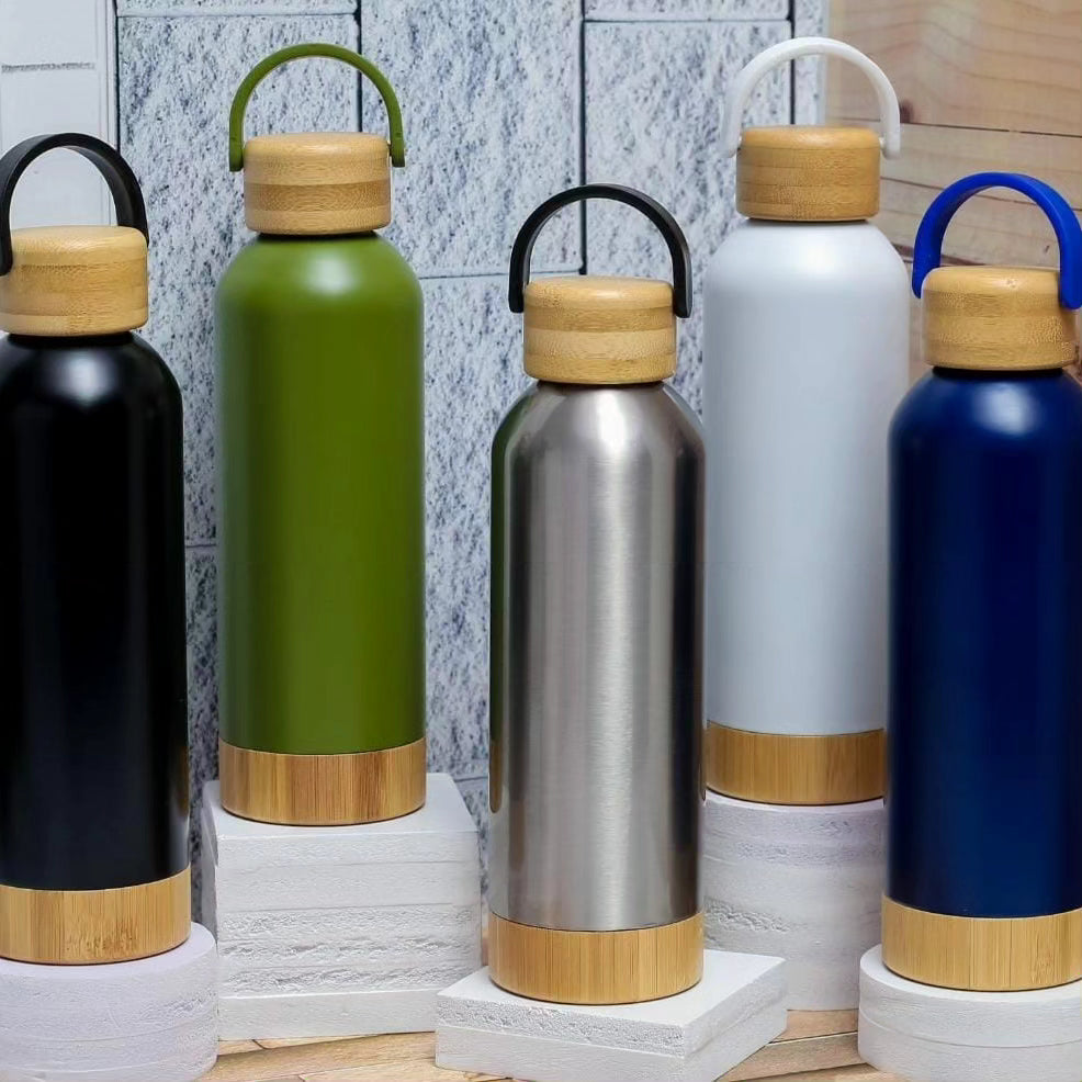 Wooden Thermal Cup Insulation Hot and Cool Flask