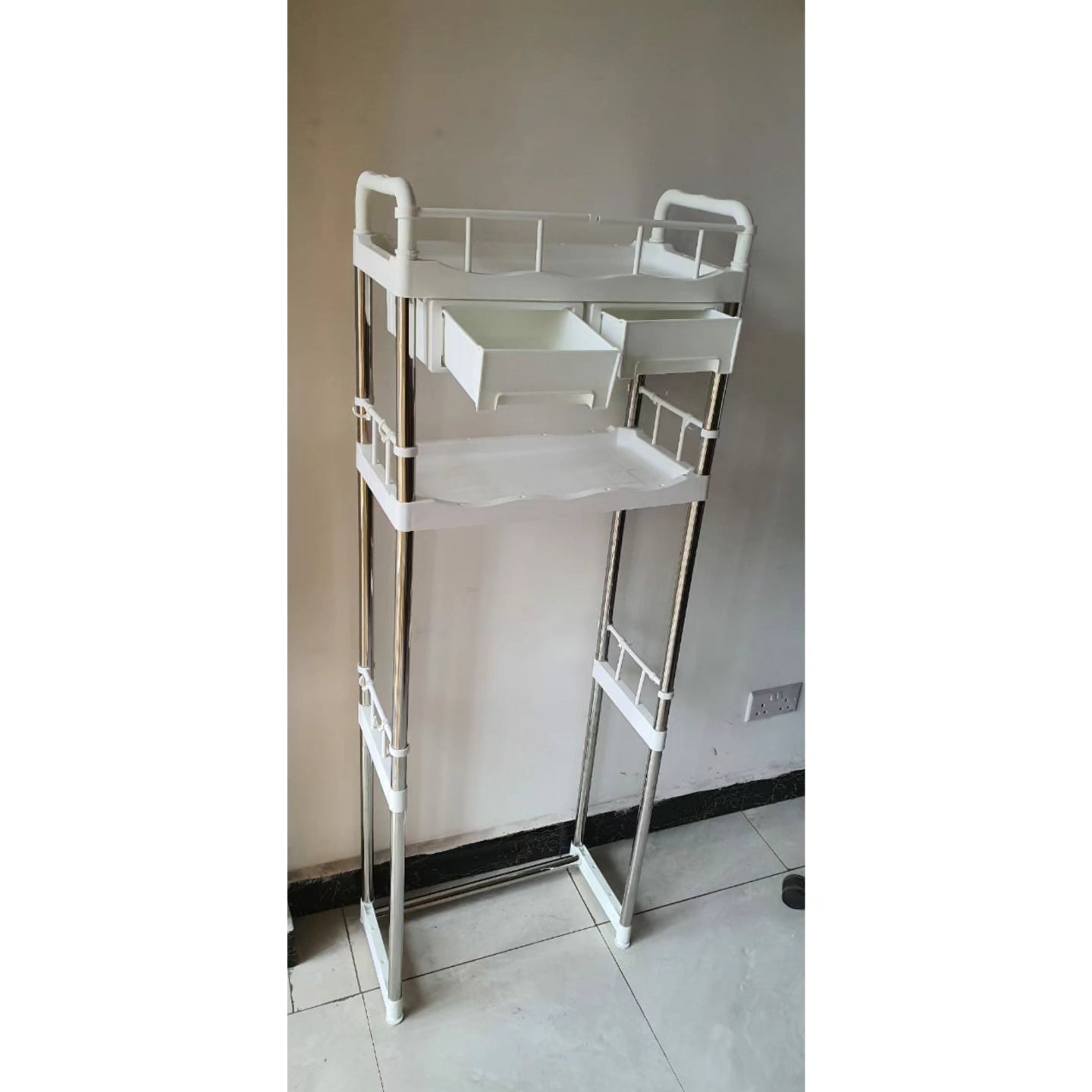 Strong Detachable Toilet Rack with Drawers