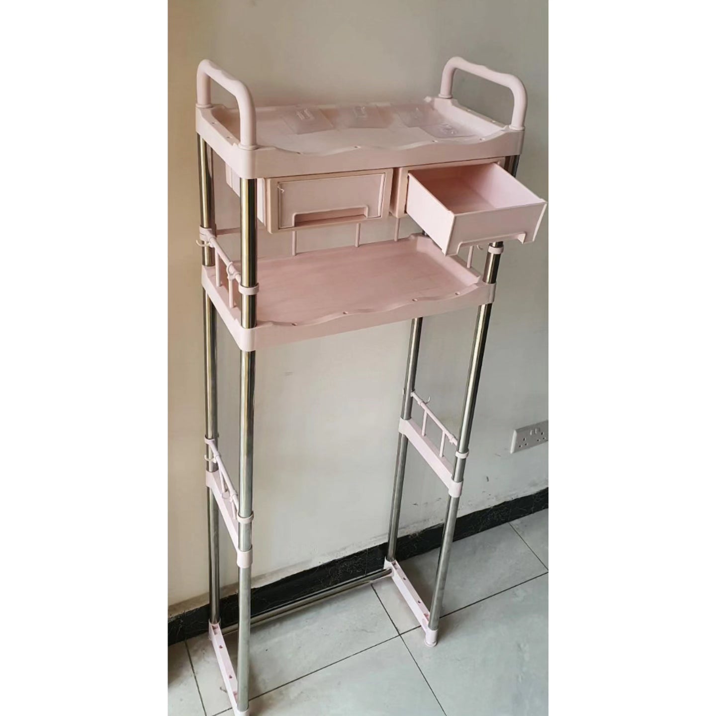 Strong Detachable Toilet Rack with Drawers