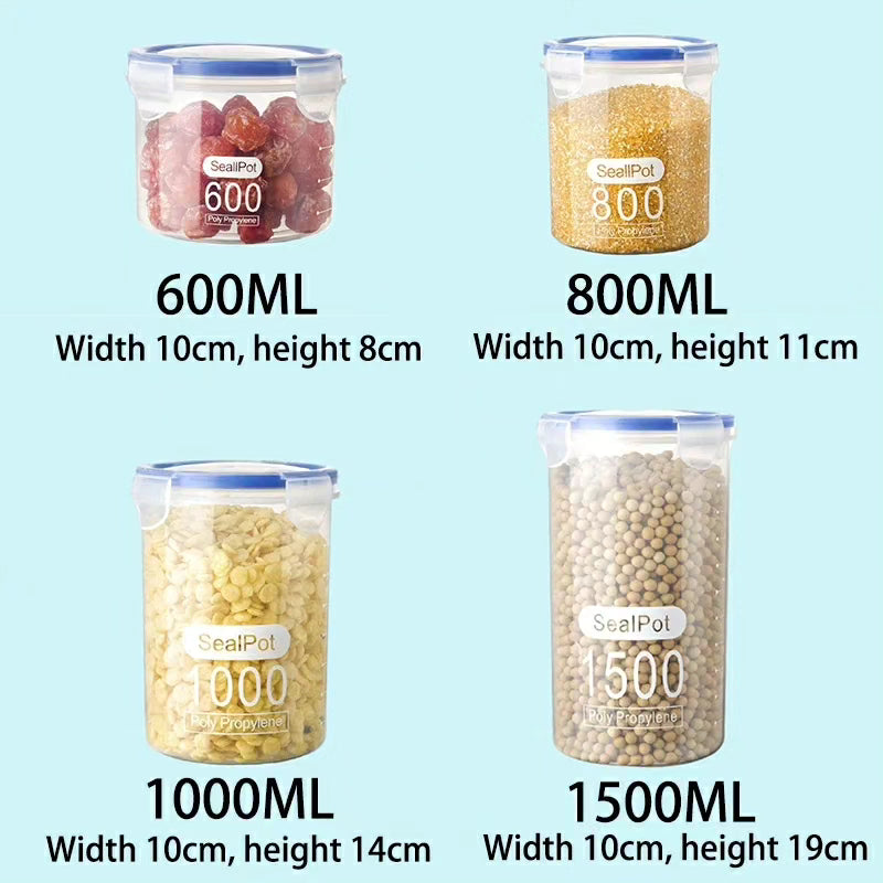 Airtight Food/Cereal Container Set of 4