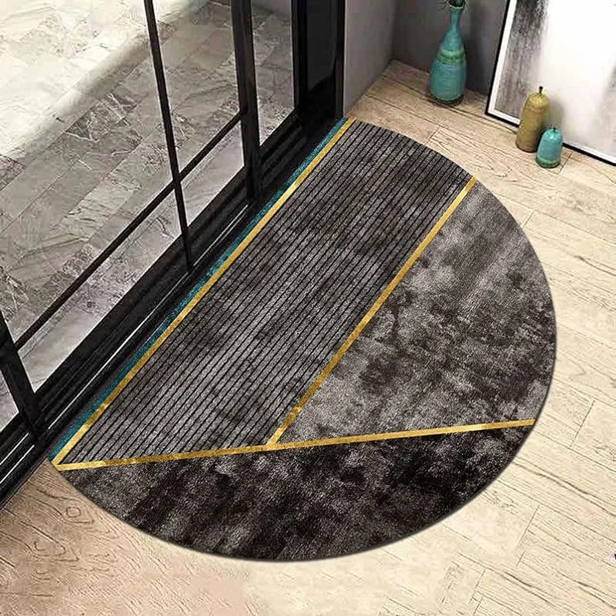 *Semi circle anti-slip door mats