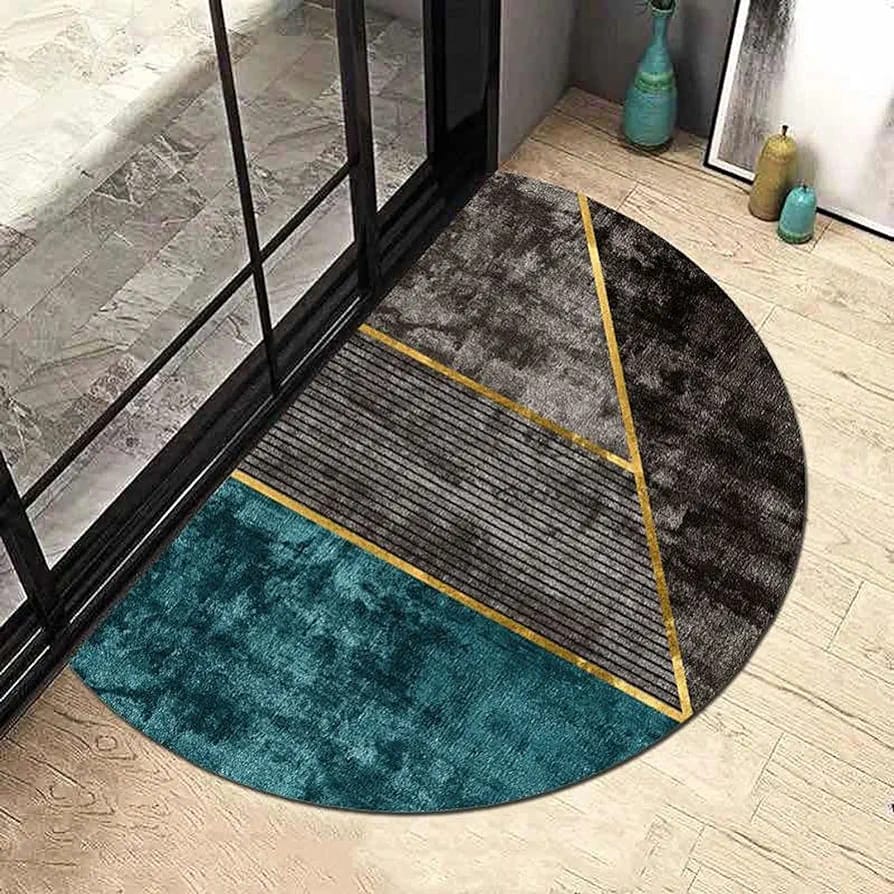 *Semi circle anti-slip door mats