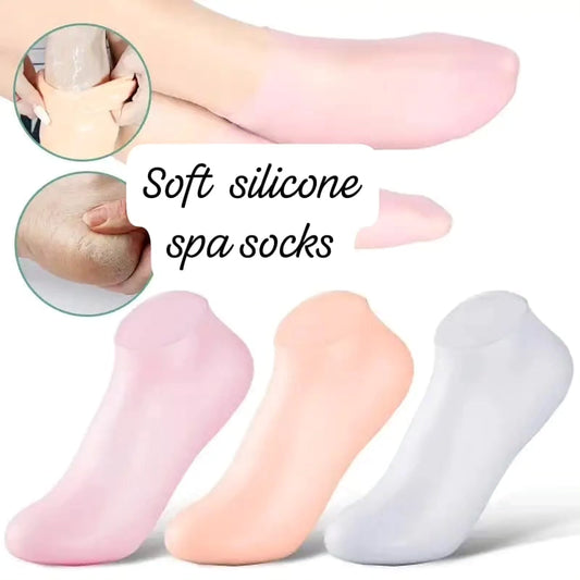 Soft silicone foot socks