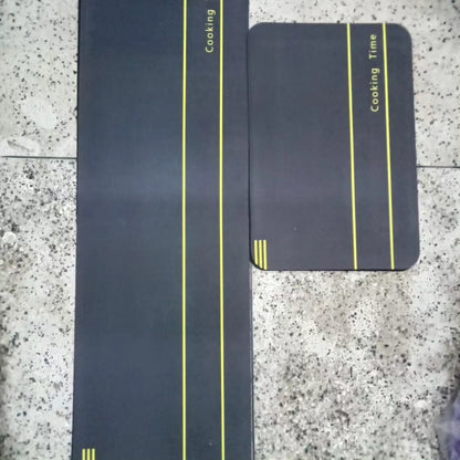 2pcs Kitchen mats with rubber super non-slip underside