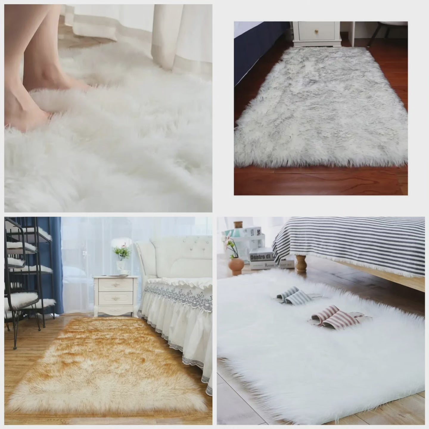 Faux fur rugs 4*6