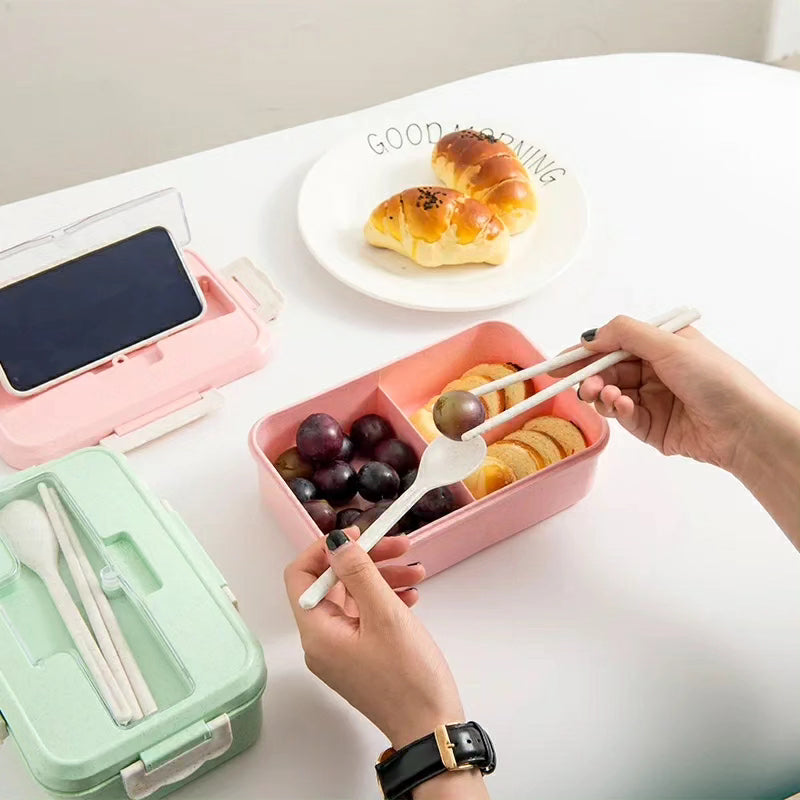 Bento Lunch Box with 3 Compartments