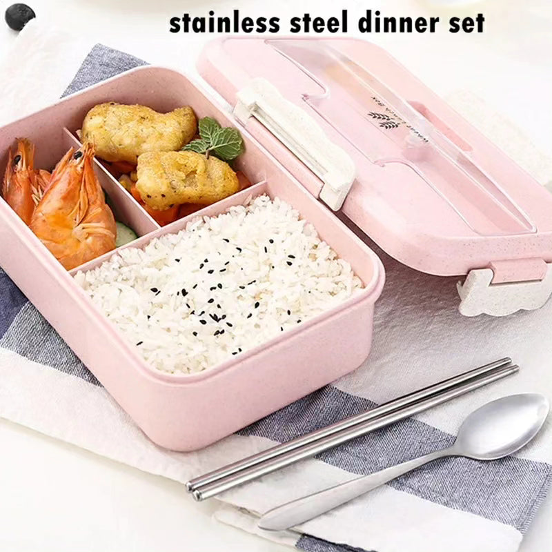 Bento Lunch Box with 3 Compartments