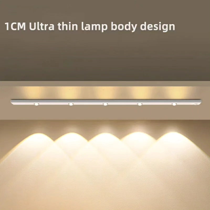 LED Motion Sensor Night Light with Magnetic Sticker